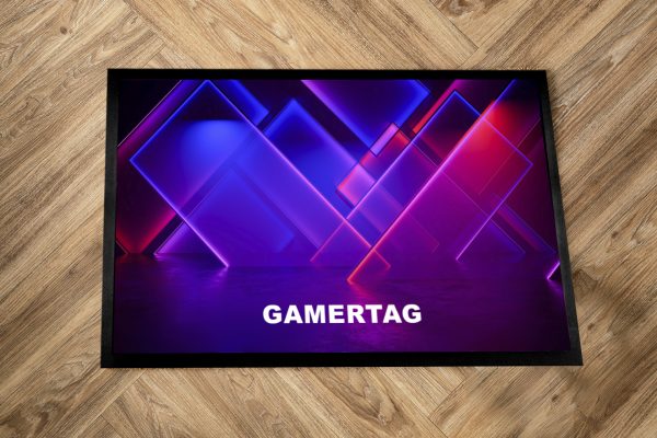 Personalised Gaming mat, desk mat, Gamer teens room non slip Mat 60 x 40cm 002 - Image 3