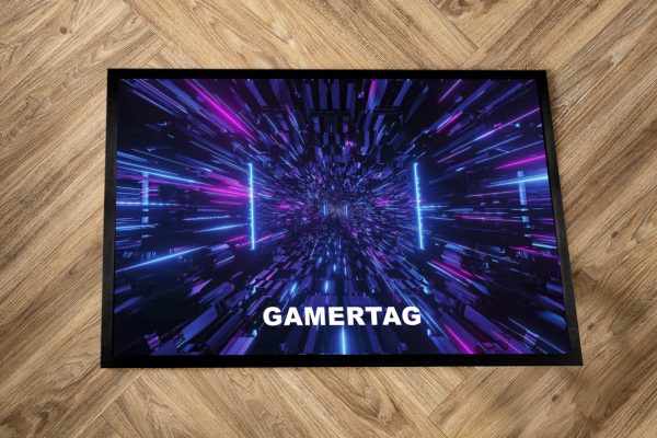 Personalised Gaming mat, desk mat, Gamer teens room non slip Mat 60 x 40cm 001 - Image 2