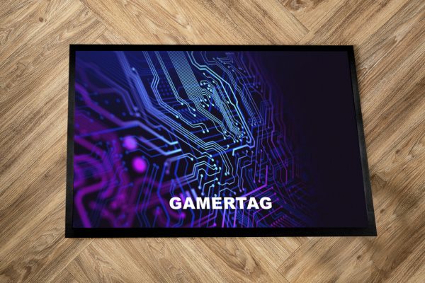 Personalised Gaming mat, desk mat, Gamer teens room non slip Mat 60 x 40cm 003 - Image 3